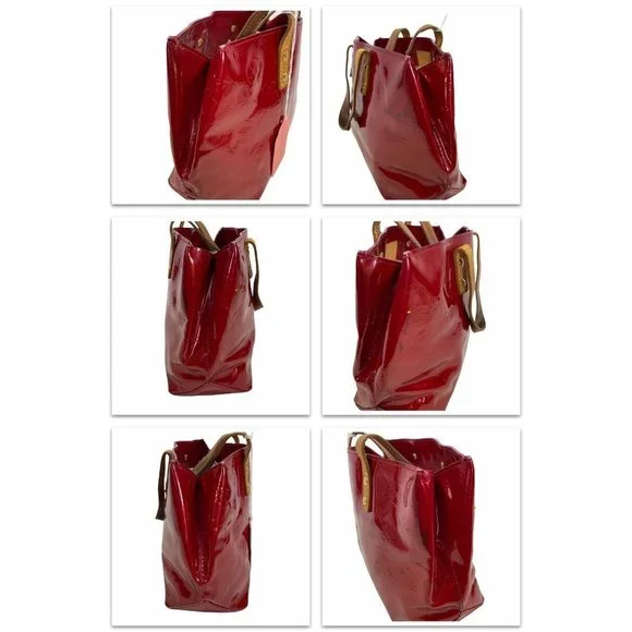 Louis Vuitton Tote Bag Read PM Red Vernis 009188M - Picture 5 of 13